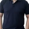 POLERA PIQUÉ AZUL MARINO